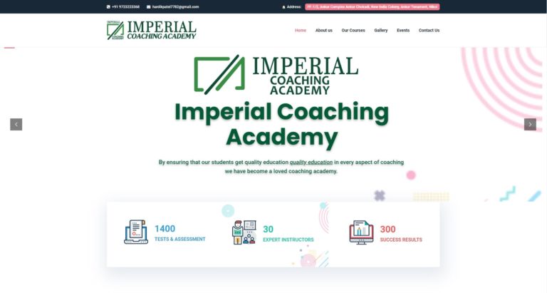 Imperial Coaching Academy - Starland IT Solution